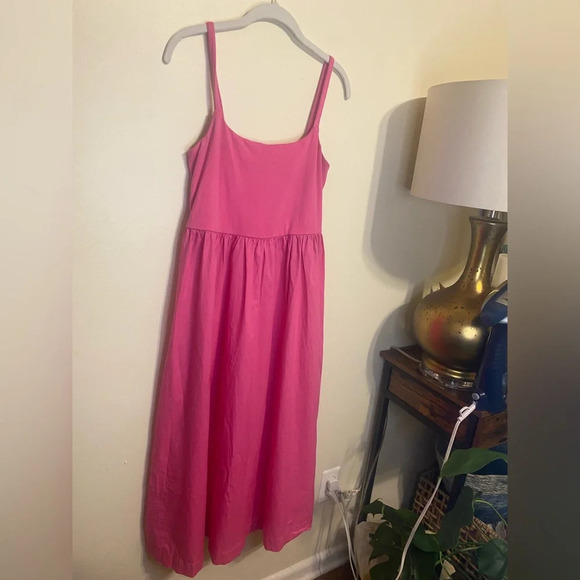 Old Navy|| Fit & Flare Combination Midi Cami Dress for Women, Valentines… - Picture 6 of 6